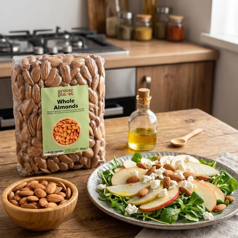Grocer Planet - Mandorle Sgusciate Naturali (1Kg) | Origine Sicilia