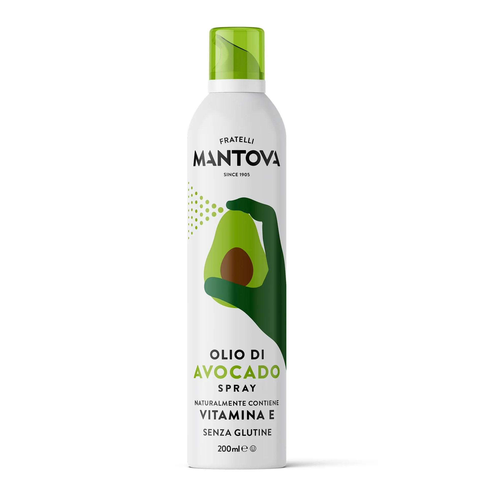 Olio di Avocado Spray 6X200ml - Olio Spray nutraceutico – Salute & Benessere - Sprayleggero – 100% Naturale,100% Leggero, 100% Facile - Con lo spray risparmi fino al 90% di prodotto