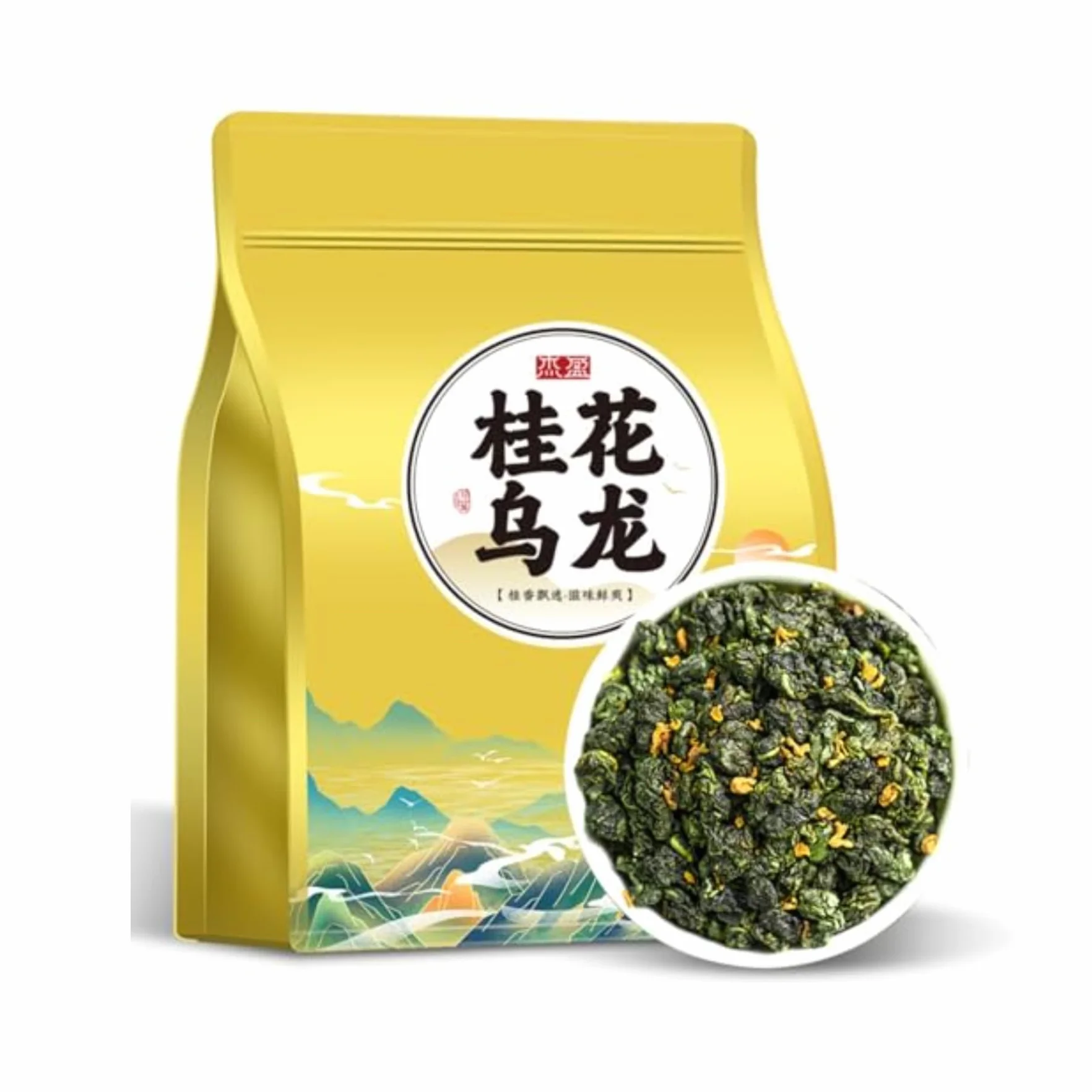 Tè Oolong All'osmanto, Tè Dalla Fragranza Forte Di Alta Montagna 250g / 17,63oz Aroma Forte Di Osmanto