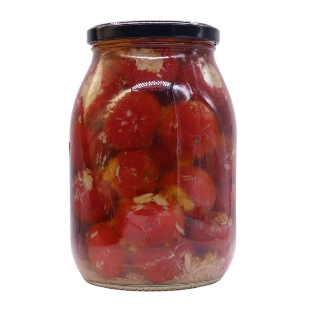 Voglia Di Puglia Peperoncini Sottolio Ripieni Di Tonno (Confezione Da 1 kg)