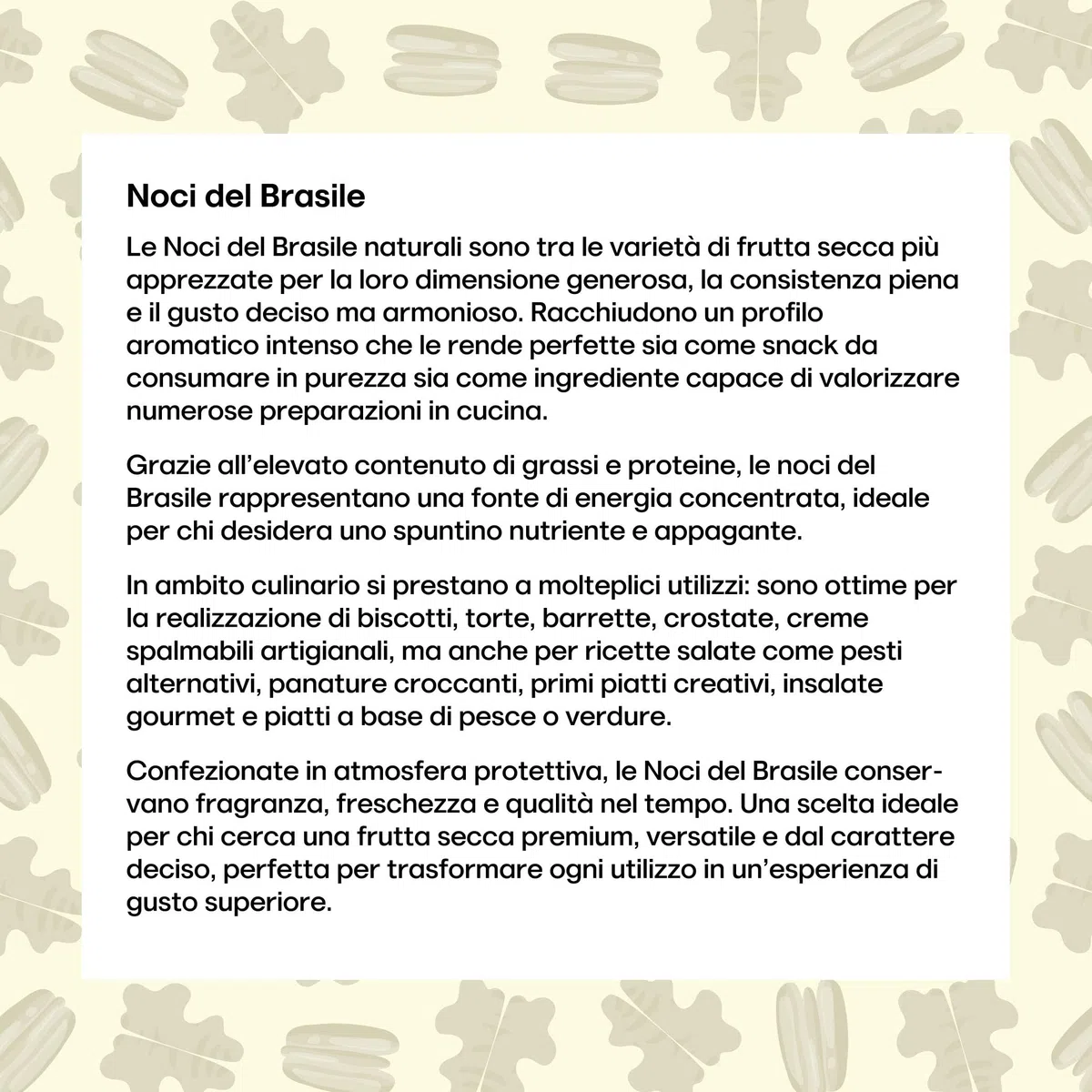 Il Contadino - Antichi Sapori | NOCI DEL BRASILE | Confezione Salva Freschezza, Frutta Secca di Qualità Premium, No Conservanti, Al Naturale (1 Kg)