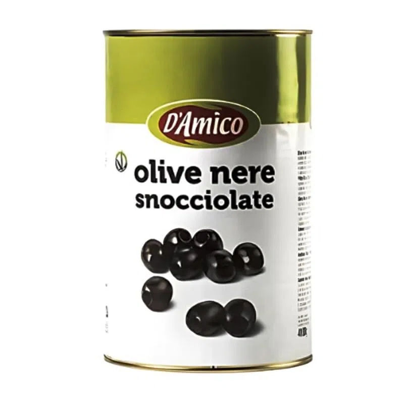 D'Amico - Olive Nere Snocciolate da 4100 Grammi