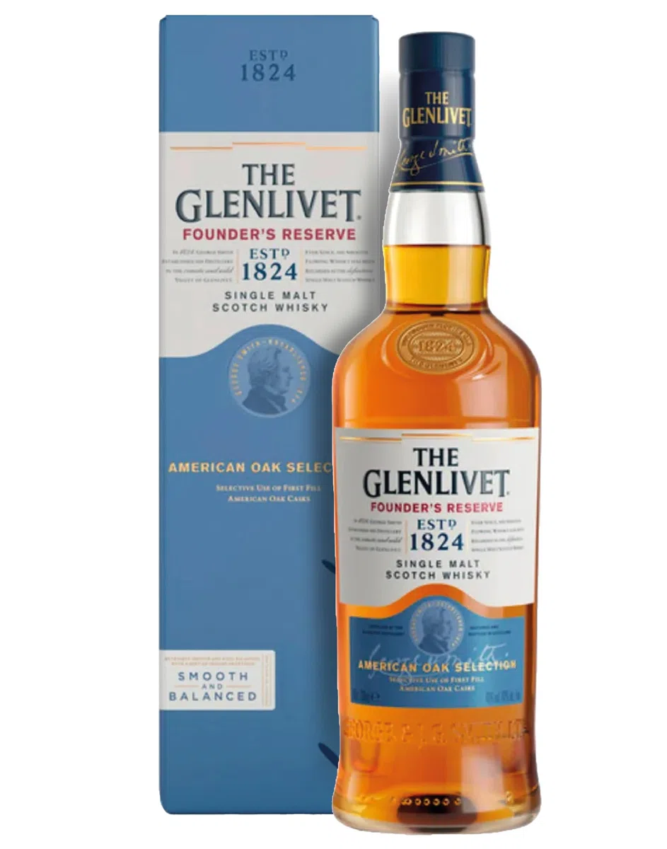 The Glenlivet Founder's Reserve Single Malt Scotch Whisky, Speyside, vol 40%, 70 CL