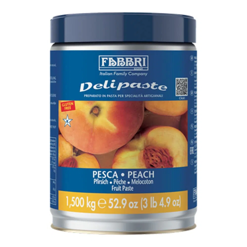 Preparato in pasta per gelati e pasticceria delipaste Fabbri gusto pesca kg 1,5