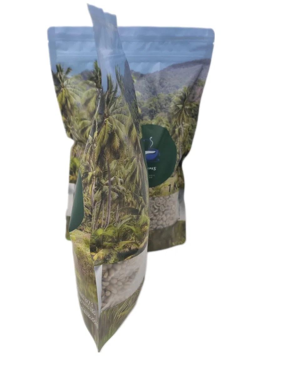 Adems Guji etiope chicchi di caffè verde premium non tostati chicchi per la torrefazione domestica e aziendale (Guji)
