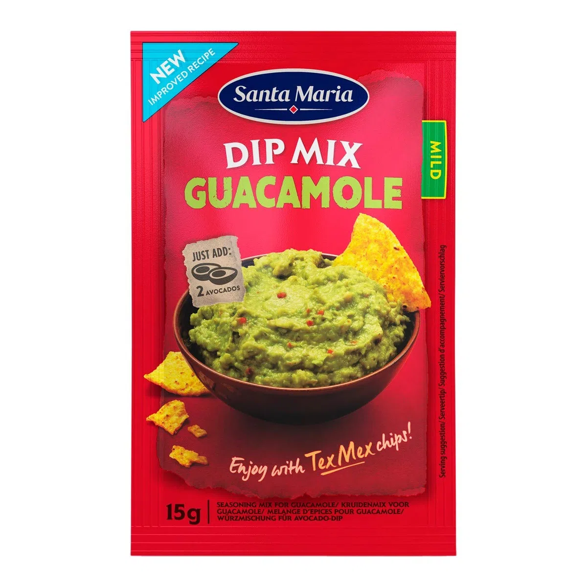 Santa Maria - Dip Mix Guacamole - 6x 15 gr