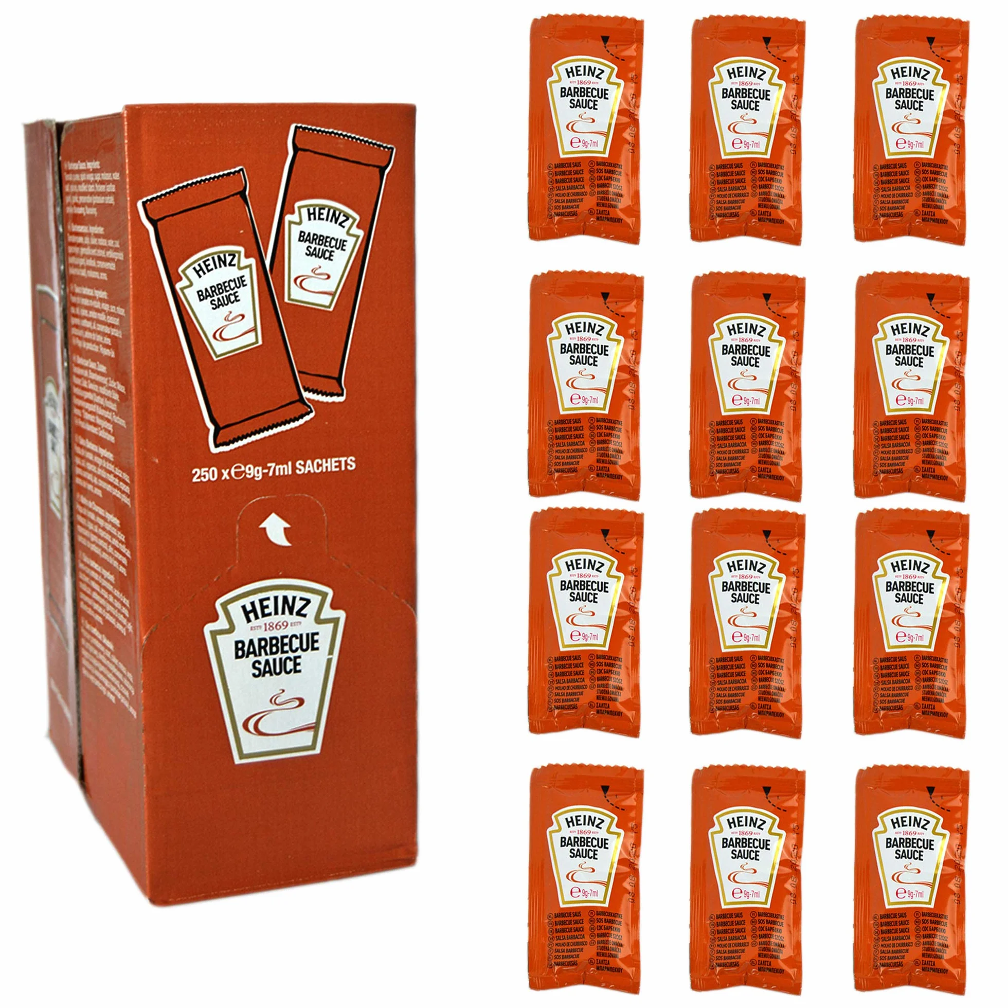 Heinz Salsa Barbecue Sachet - 10 ml (200 pezzi)