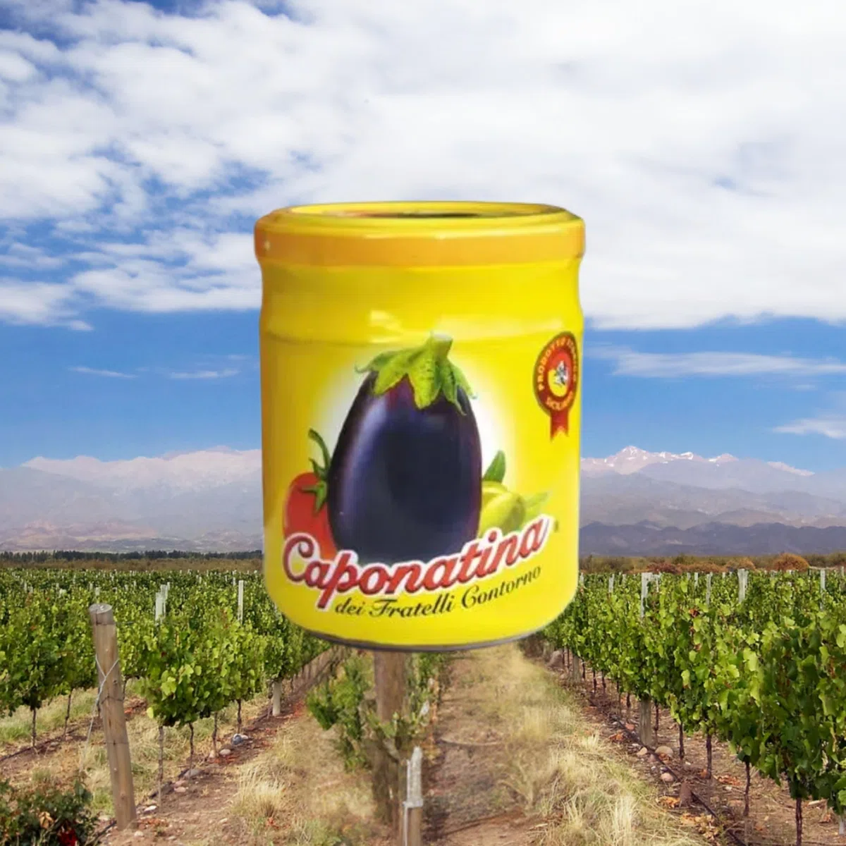 Caponatina di melanzane gr 200 in vasetto di vetro