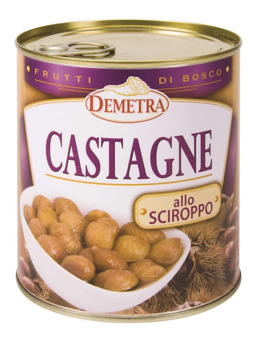 Castagne allo sciroppo 1000 gr. - Demetra