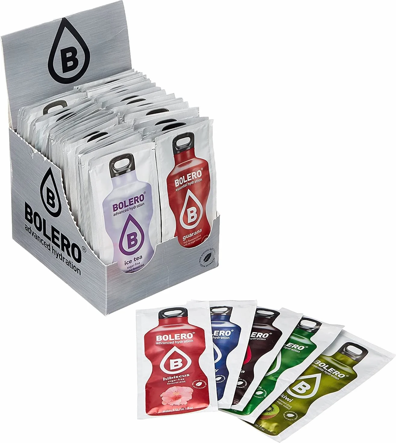 Bolero Drinks – Pacchetto di conoscenza (48 varietà), 429 g, per bevande da 72 litri