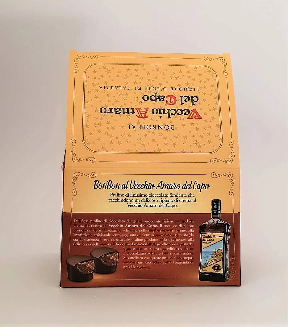 2 Conf. Praline Bon Bon Vecchio Amaro del Capo - Bauletto singolo 250G