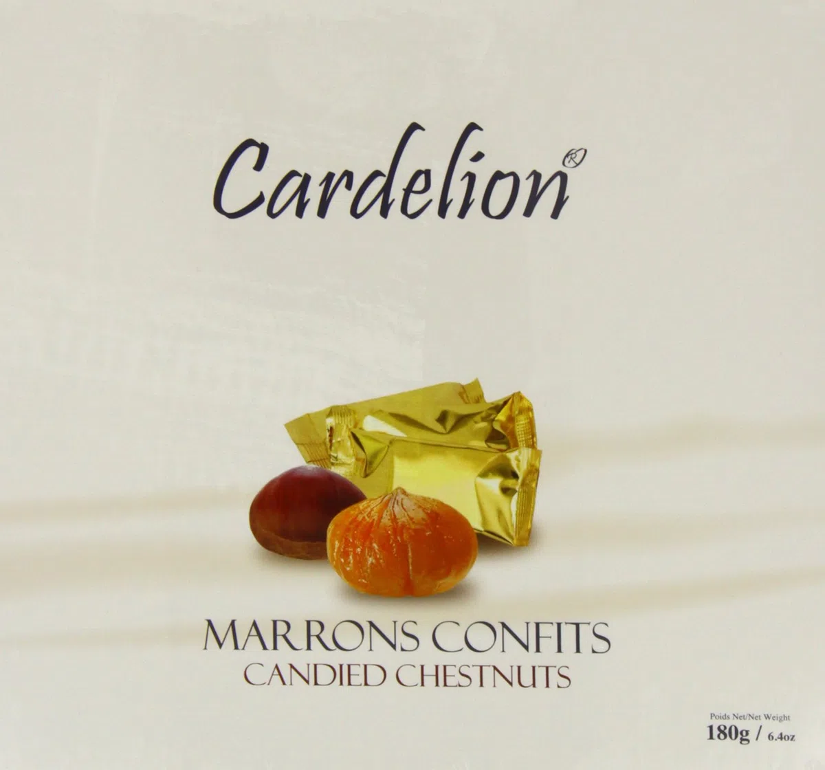 Cardelion Marron Glacé - Castagne candite, adatto per occasioni speciali, ideale per tutte le stagioni (180 g, 6,3 once, 10 pezzi)
