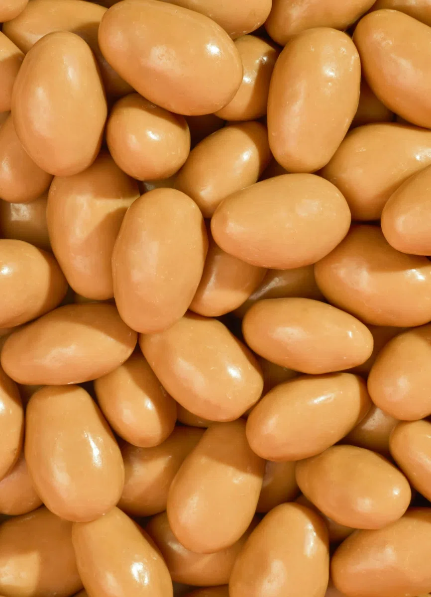 KoRo - Confetti al gusto caramello salato 1 kg - nota dolce e salata - con mandorle californiane e cioccolato belga