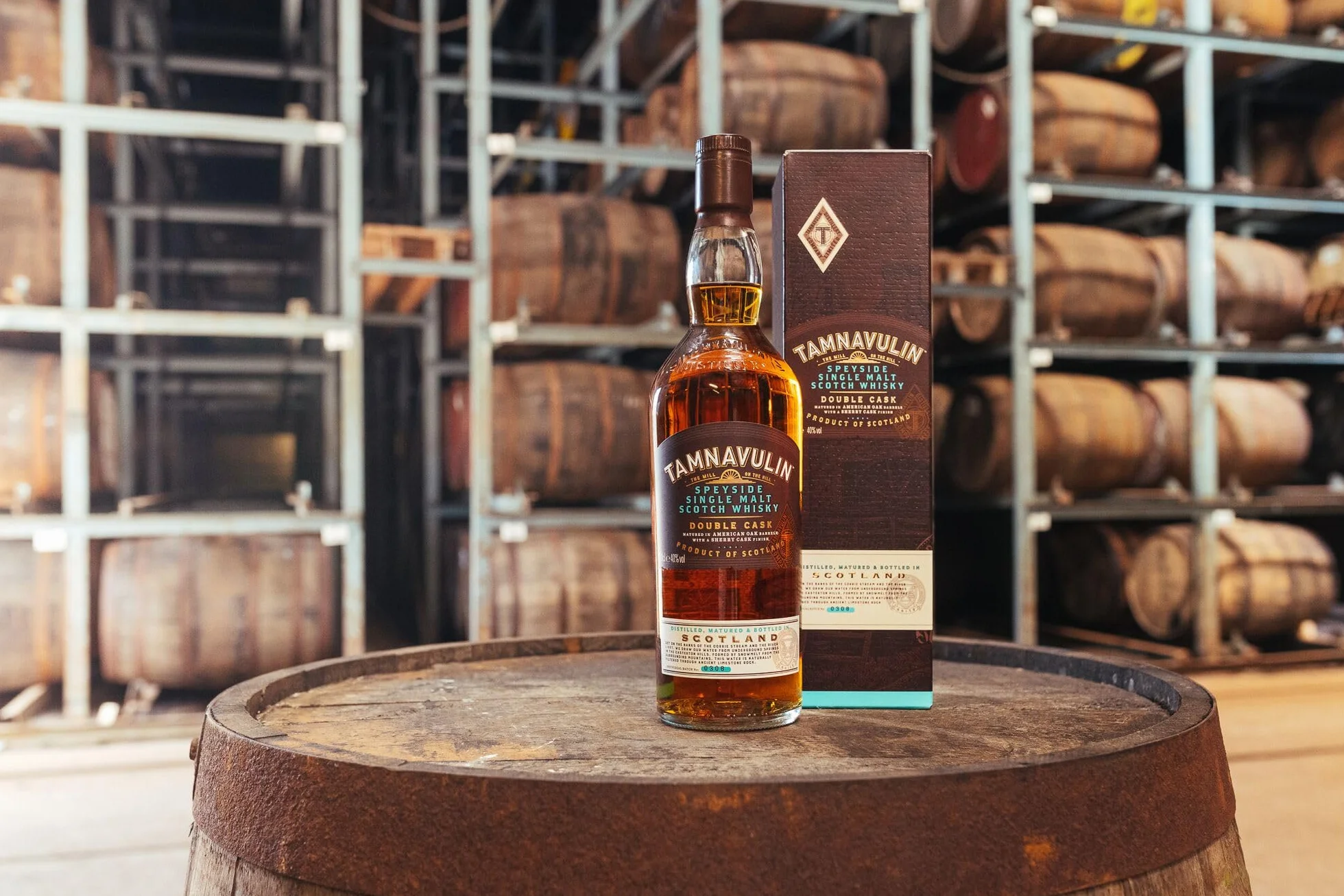 Tamnavulin - Double Cask, Single Malt Scotch Whisky Scozzese, con Maturazione Finale in Botti di Sherry, Astucciato, 40%, Bottiglia in Vetro da 700 ml