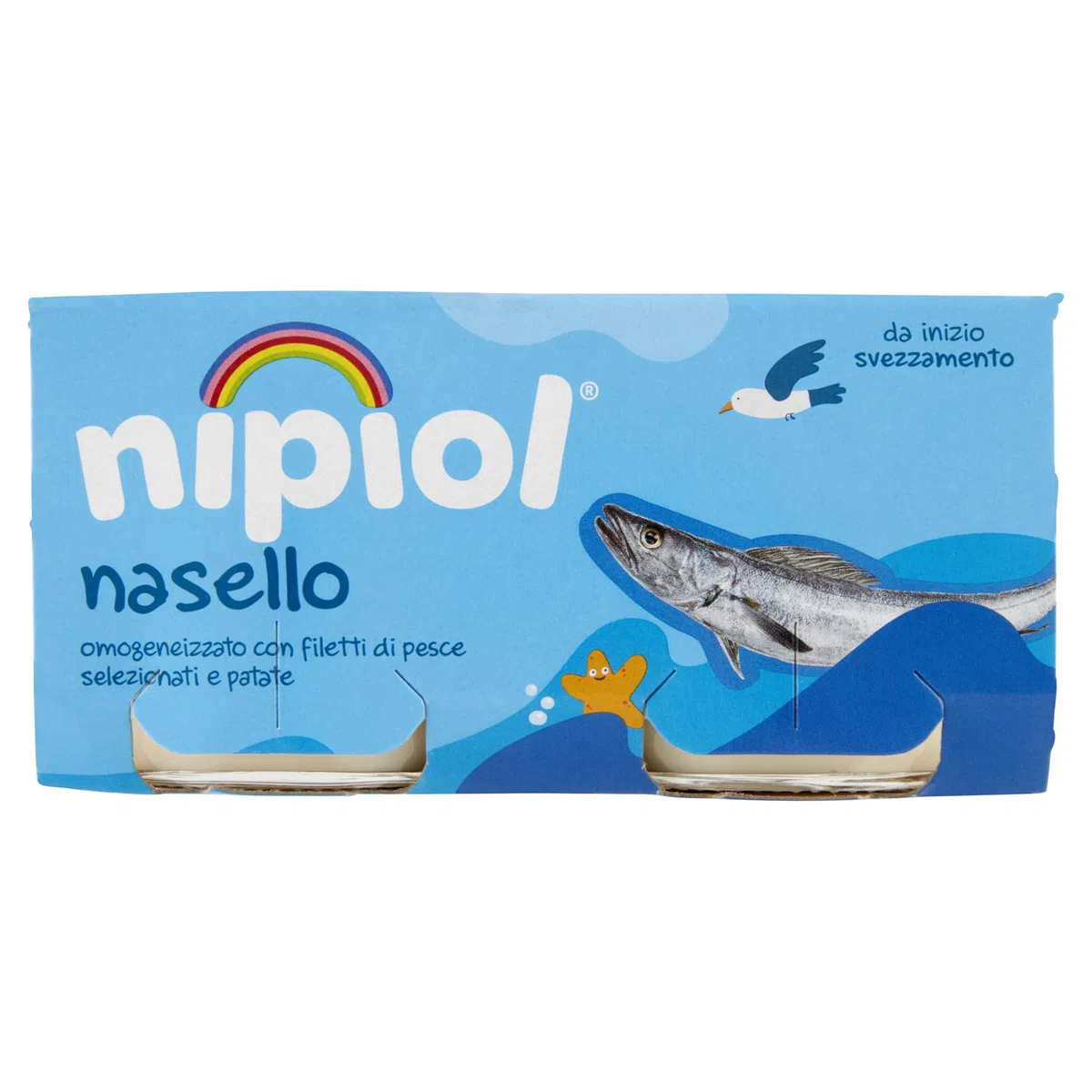 Nipiol Omogeneizzato Nasello - 24 Vasetti da 80gr
