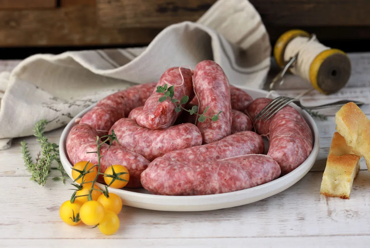 Salsiccia Fresca | confezione sottovuoto da 1 kg | Salume artigianale Toscano | Salumificio Artigianale Gombitelli - Toscana