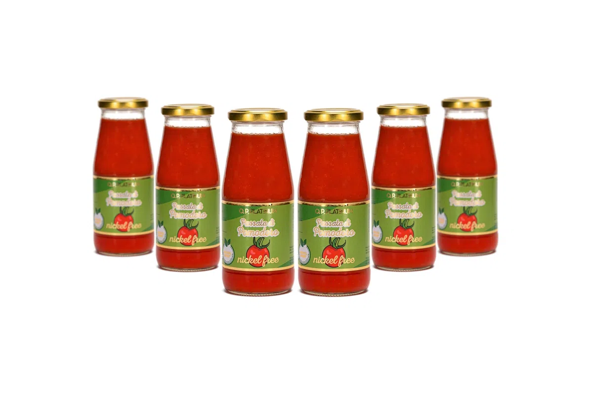 PASSATA DI POMODORO SENZA NICHEL | NICHEL FREE 100% ITALIA - CONFEZIONE DA 6X420gr