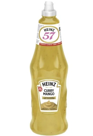 Confezione Per Heinz Salsa Curry Mango, Bottiglia Squeeze da 1 Litro