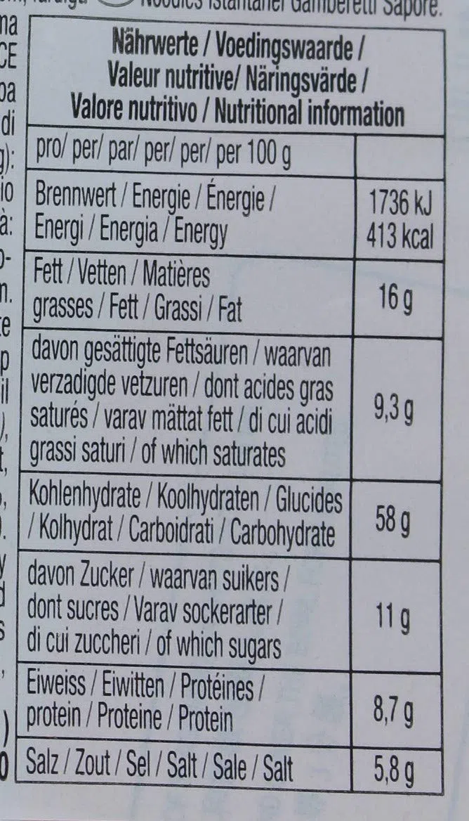 ACE+ Mi Lau Thai Instant Noodle Gamberetti 30X83 Grammo - 2490 g