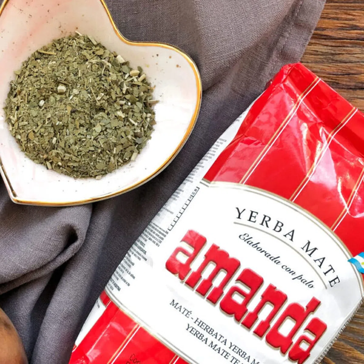Amanda Yerba Mate Tè Tradizionale 3kg | Set Mate Argentino | Bevanda disintossicante ed energetica