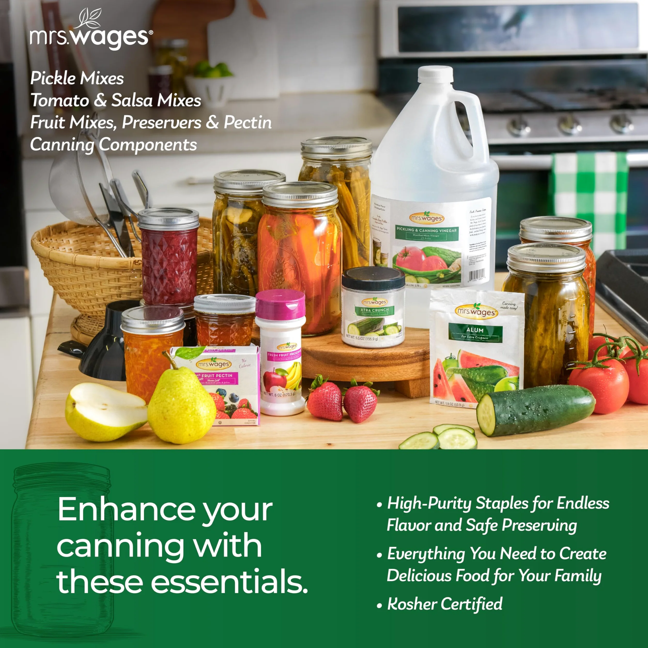 Mrs. Wages Pickle Mix, Xtra Crunch, 5 once