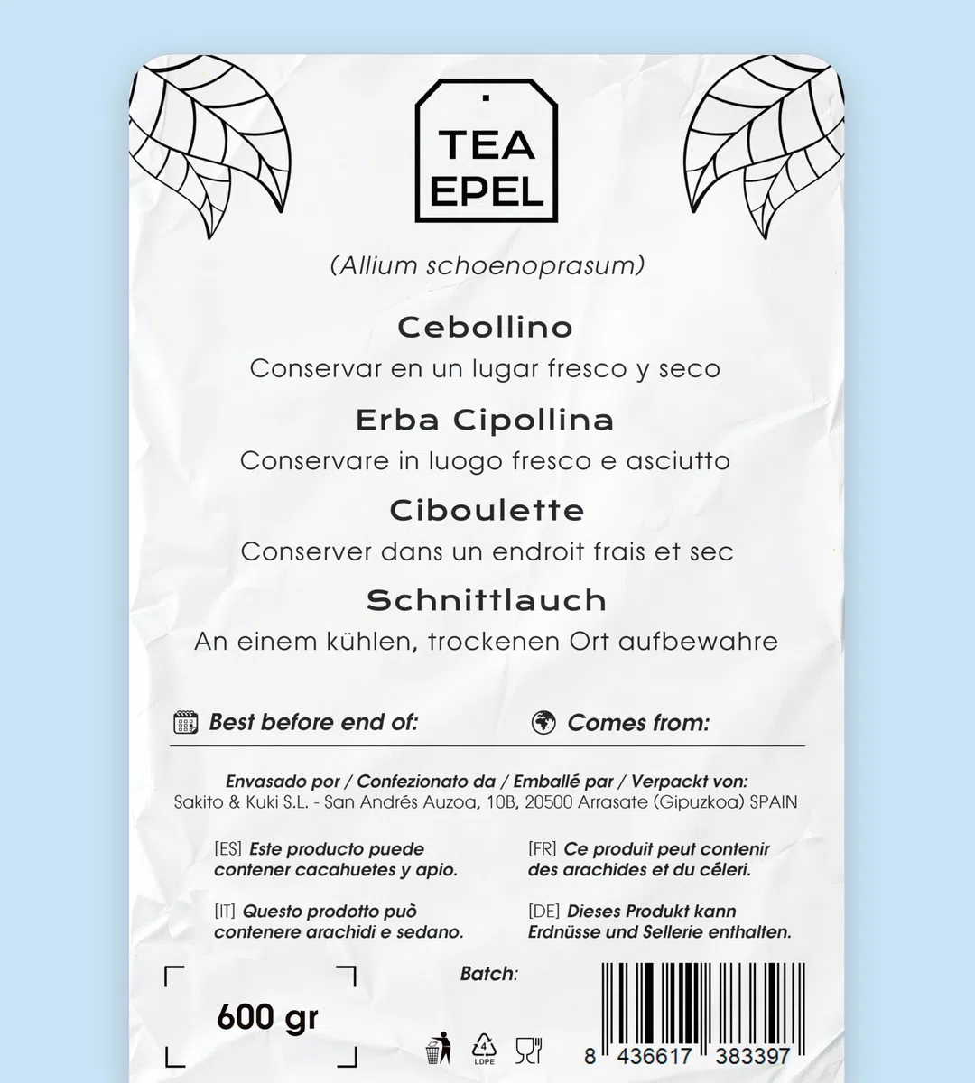 Erba Cipollina 600 gr - Cipollina Essiccata - Cipolline Sfuso - Erbe Naturali (600 gr)