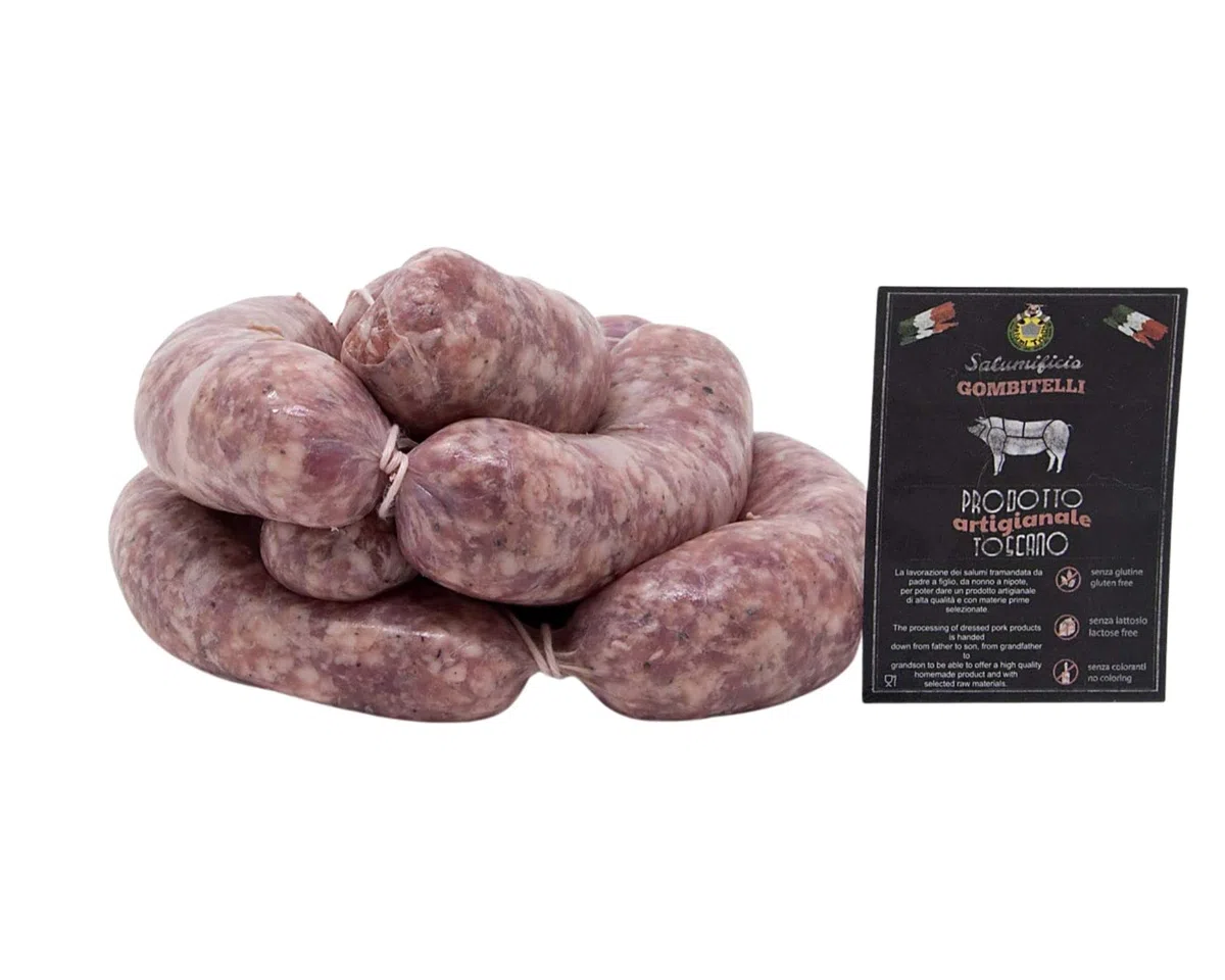 Salsiccia Fresca | confezione sottovuoto da 1 kg | Salume artigianale Toscano | Salumificio Artigianale Gombitelli - Toscana