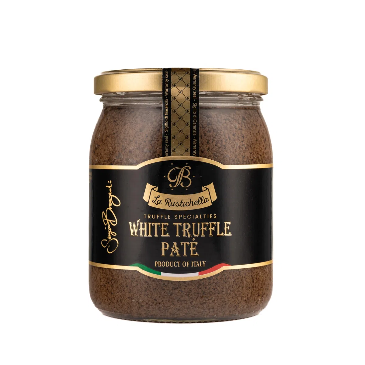 La Rustichella - Paté al Tartufo Bianco 500gr, Vegan, Gluten Free, Cholesterol Free - Prelibatezza Italiana