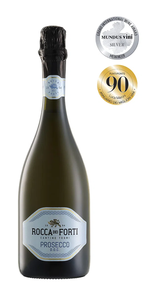 Confezione Regalo Rocca dei Forti con 3 bottiglie da 75cl - 1 Prosecco D.O.C. + 1 Prosecco D.O.C. Rosé Millesimato + 1 Ribolla Gialla Millesimato