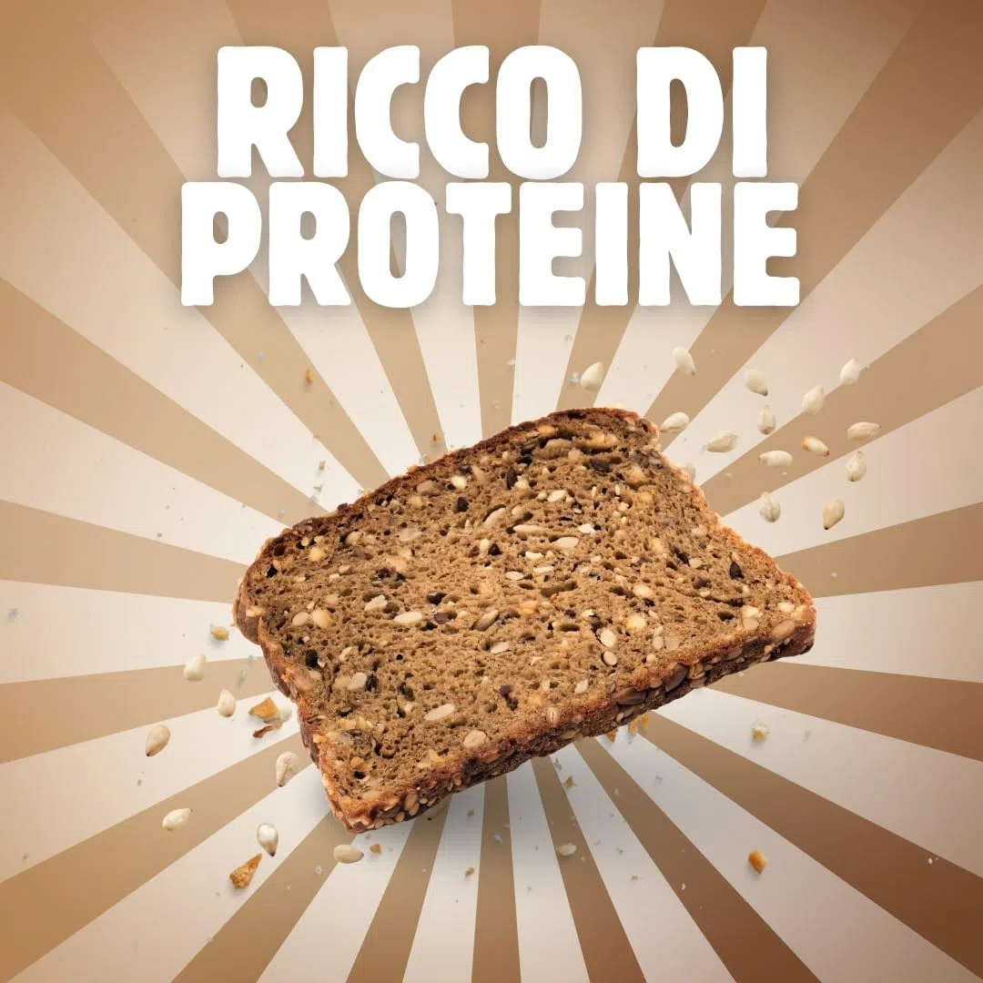 NÄTOO PANE PROTEICO 2 Confezioni da 360g Pane a Fette Low Carb Keto 30% Proteine Ideale per Dieta Chetogenica Protein Bread con Basso Contenuto di Carboidrati Vegano