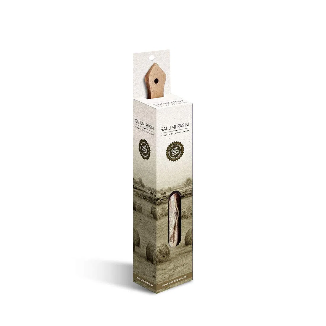 Salame Campagnolo con Tagliere, intero, Salumi Pasini, 700 gr