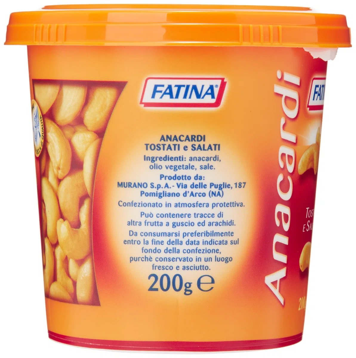 Fatina Anacardi Tostati e Salati, 200g