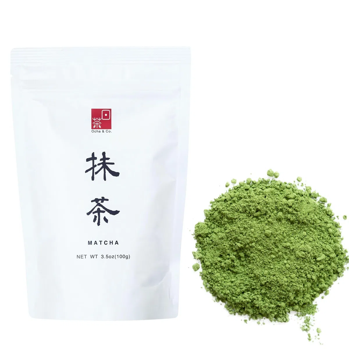 Ocha & Co. Itsumo Matcha - Grado Classico - Matcha Giapponese di Prima Raccolta in Polvere - Macinato Tradizionalmente a Pietra, 100g