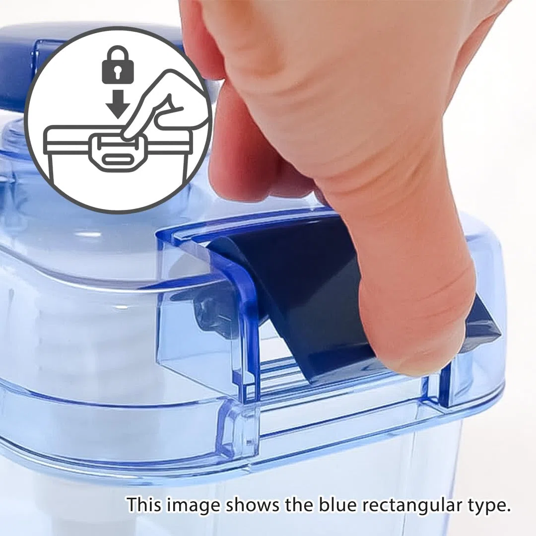 Tsukemono - Pressa per sottaceti istantanei, contenitore rotondo realizzato in Giappone, senza BPA, 0,8 l, colore: blu