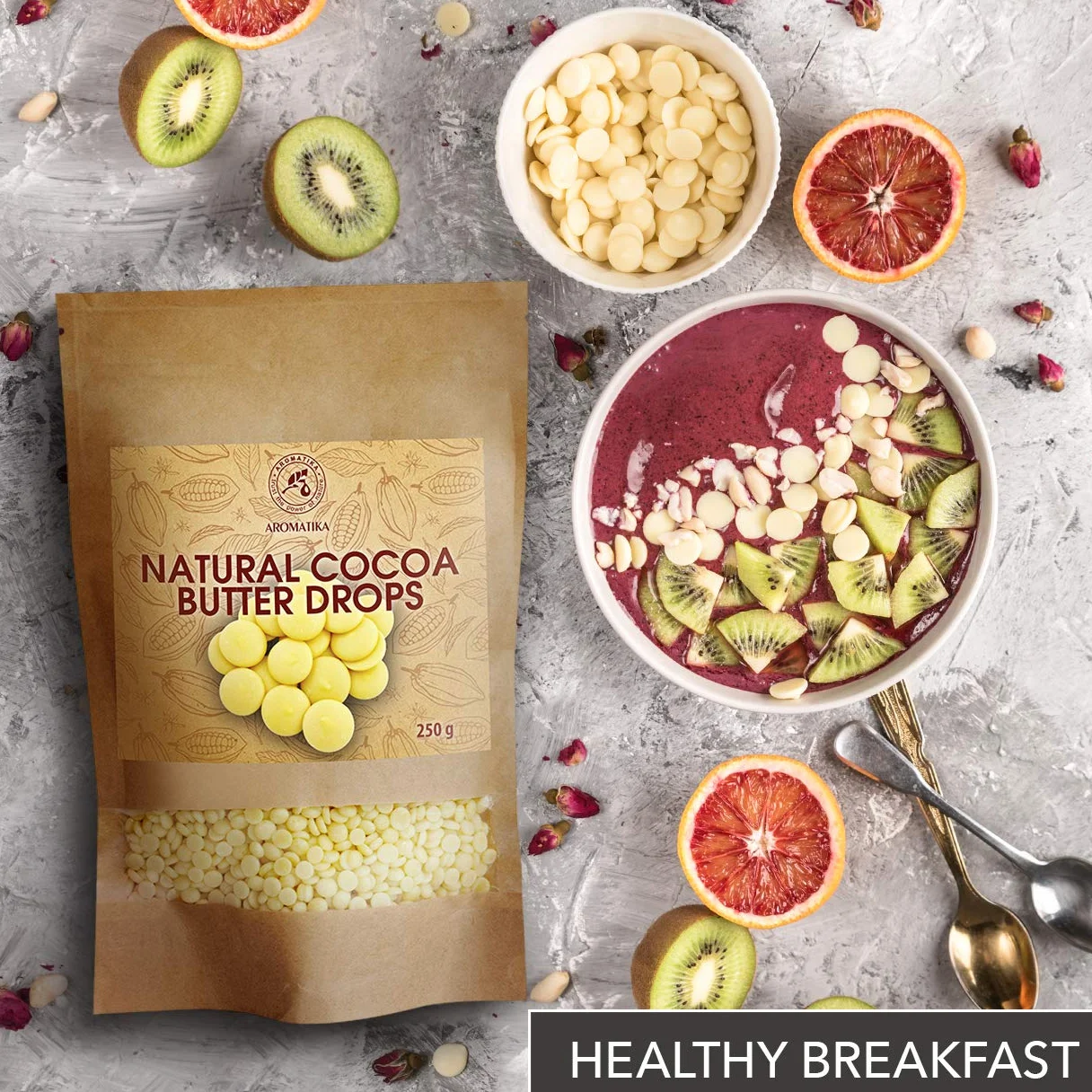Cacao Burro Con Chip Naturale - 250 G