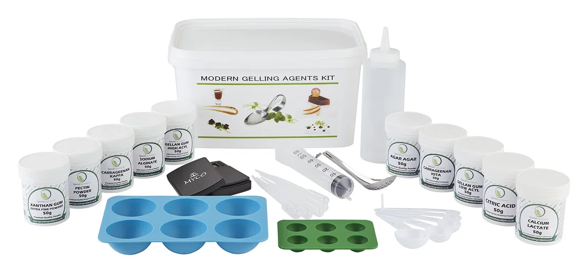 Special Ingredients Kit di agenti gelificanti moderni (kit per la gastronomia molecolare e la cucina modernista)