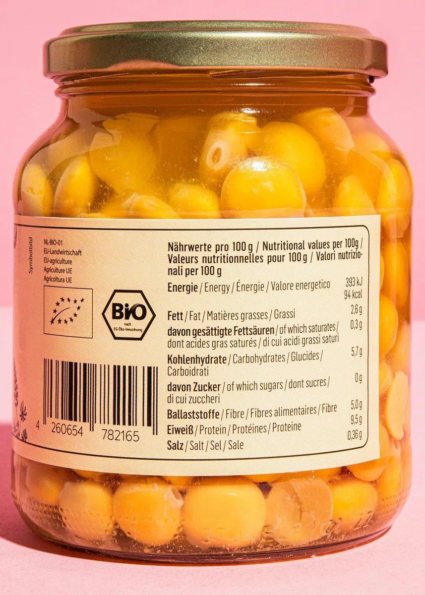 KoRo - Lupini bio in salamoia 6 x 190 g - alto contenuto di proteine - ricco di fibre - gustosi legumi pronti da gustare