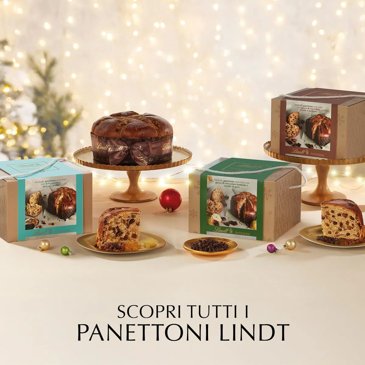 Lindt Panettone Doppio Cioccolato Confezione 750 g