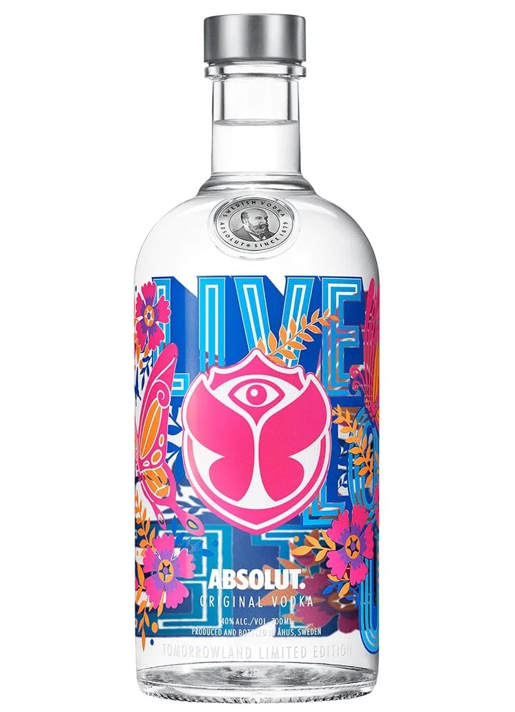 Absolut Vodka TOMORROWLAND Limited Edition 40% Vol. 0,7l