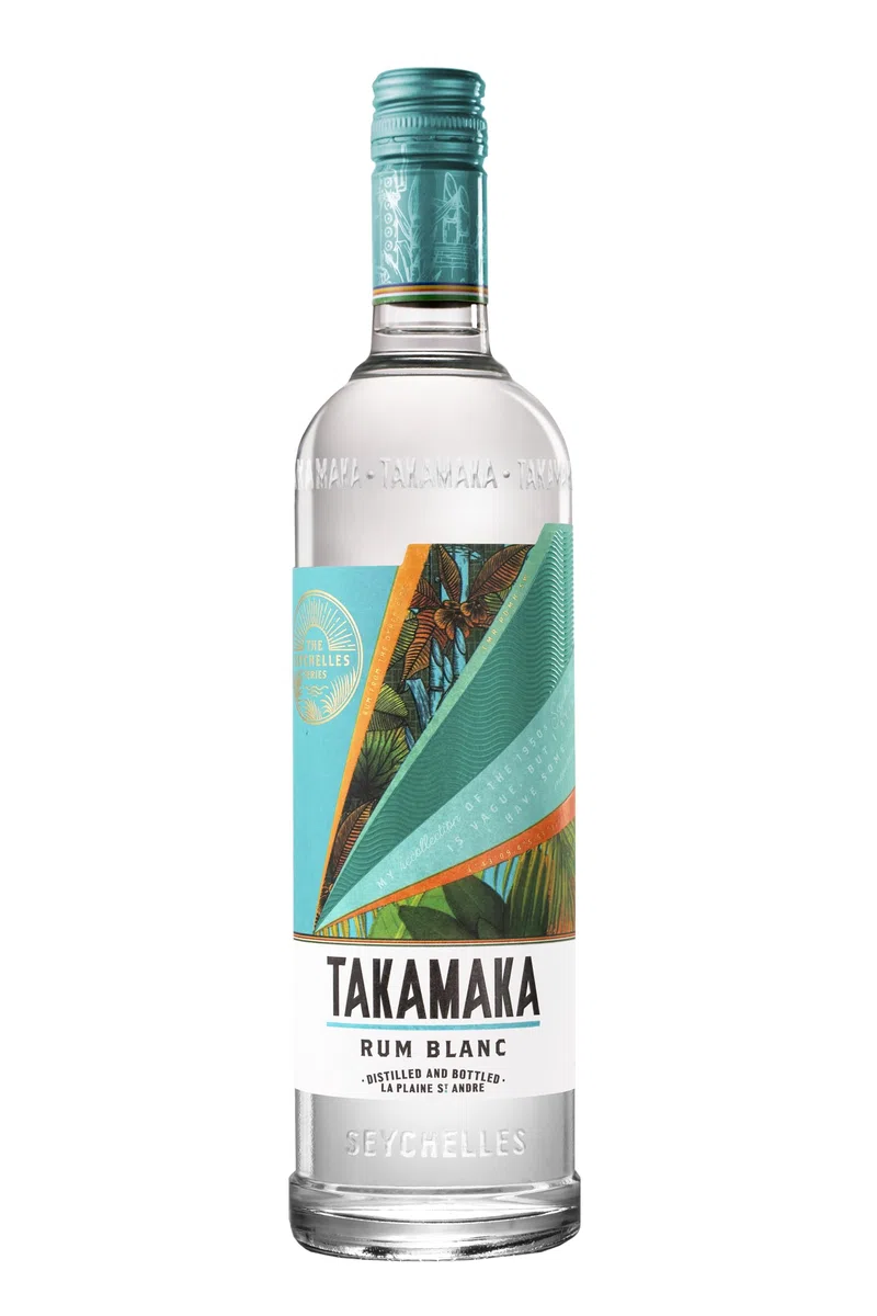 Takamaka White - Rum Bianco dal carattere morbido e cremoso, 40,2%, Bottiglia in Vetro da 70cl