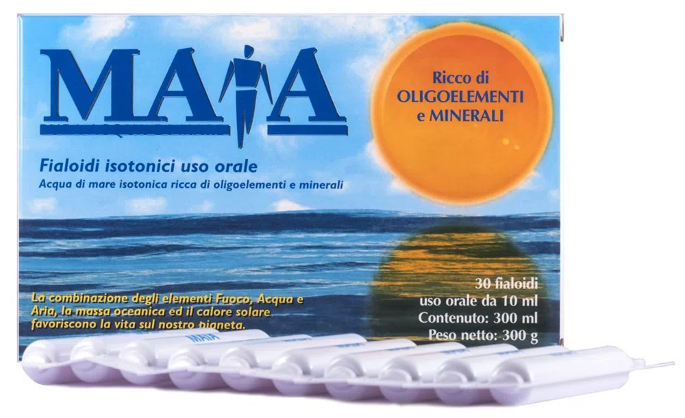 MAIA 30 Fialoidi da 10ml.Pura Acqua di mare Isotinica