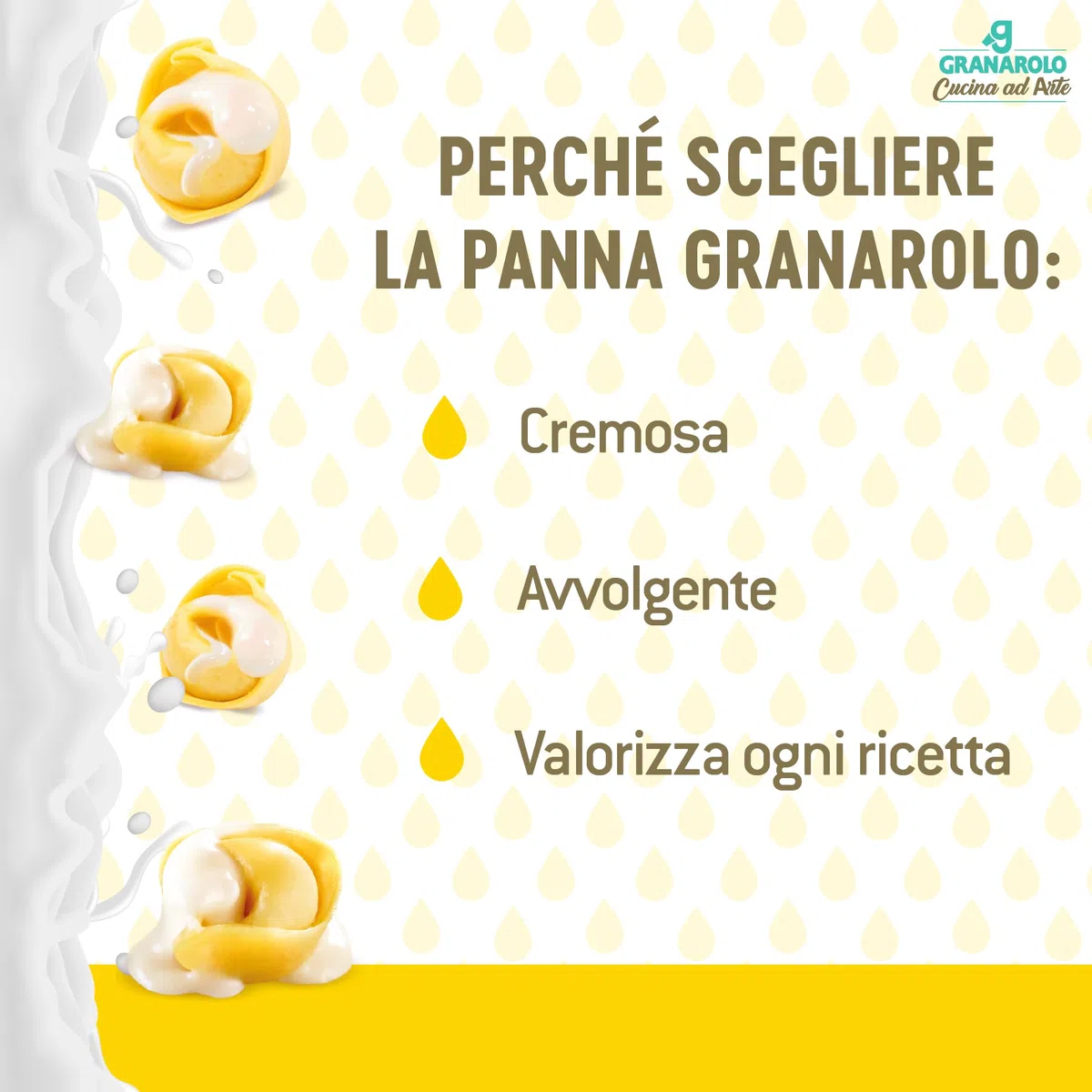 Granarolo, Panna da Cucina UHT, Cucina ad Arte, Buona e Cremosa, Ottima per Velocizzare Ogni Ricetta in Modo Gustoso, 100% Made in Italy, 24 Brik da 100 ml