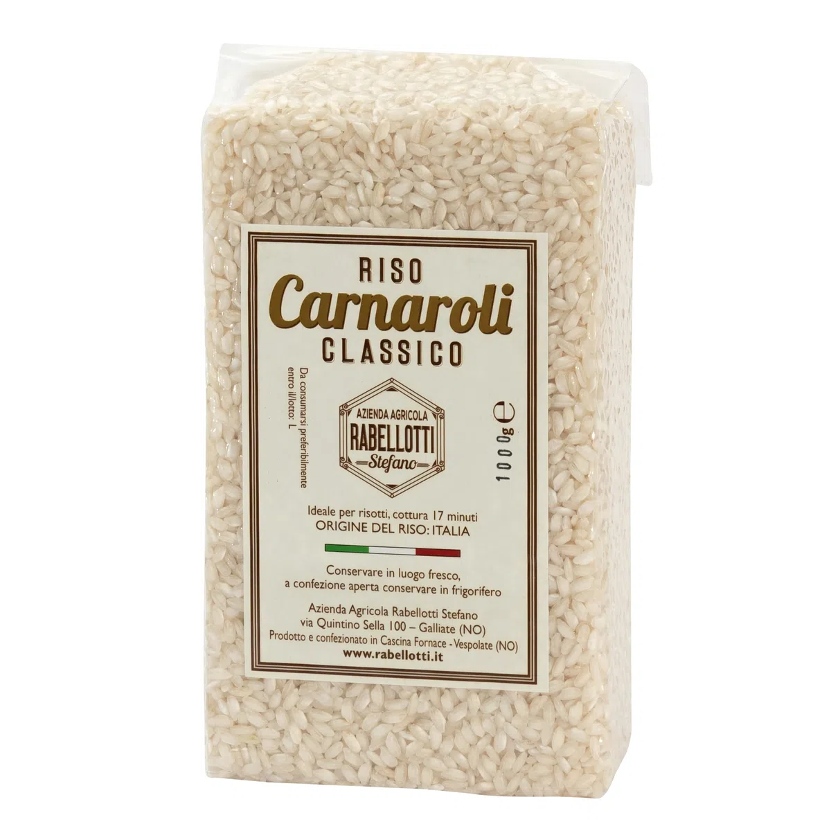 Riso Carnaroli Classico x 4Kg Azienda Agricola Rabellotti Stefano