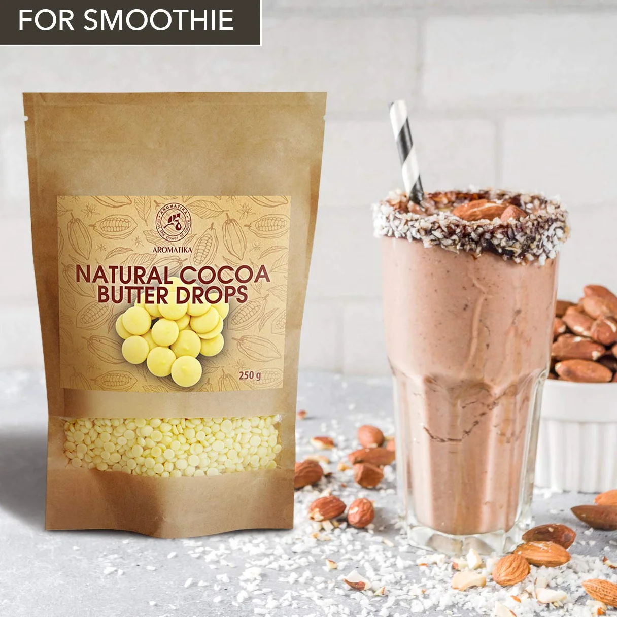 Cacao Burro Con Chip Naturale - 250 G