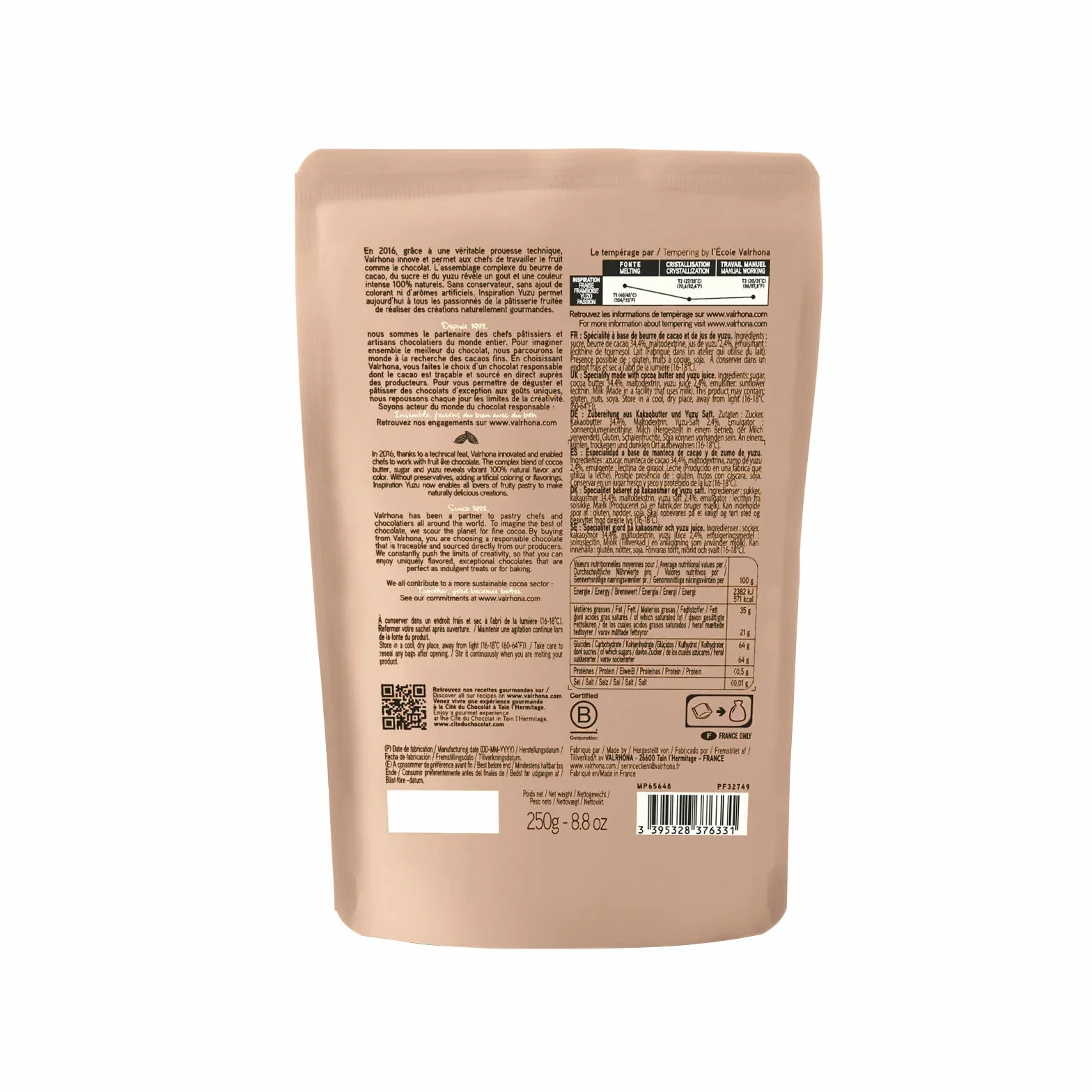 Inspiration Yuzu - Fèves 250g