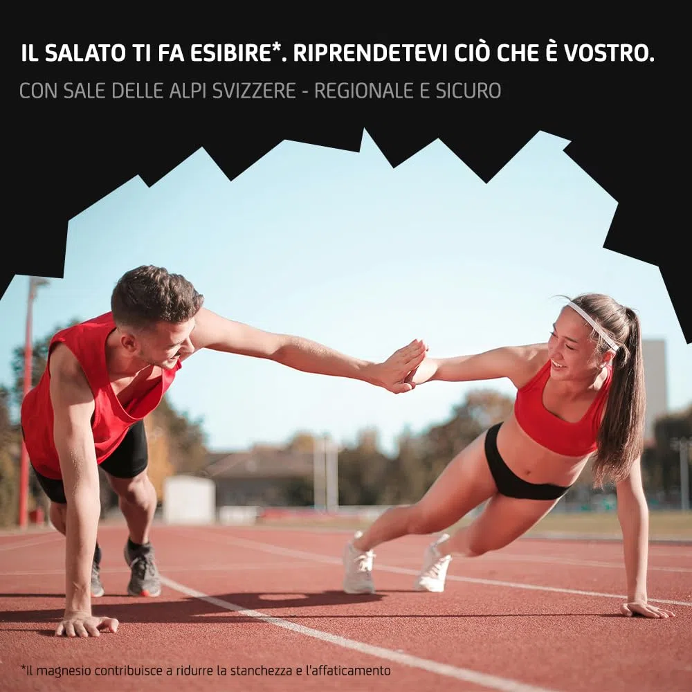 GoMo SALTED Hydration Aid | Elettroliti senza zucchero | migliore assorbimento dell'acqua e idratazione rapida | 30 porzioni singole di polvere elettrolitica con sale alpino svizzero | Gusto misto