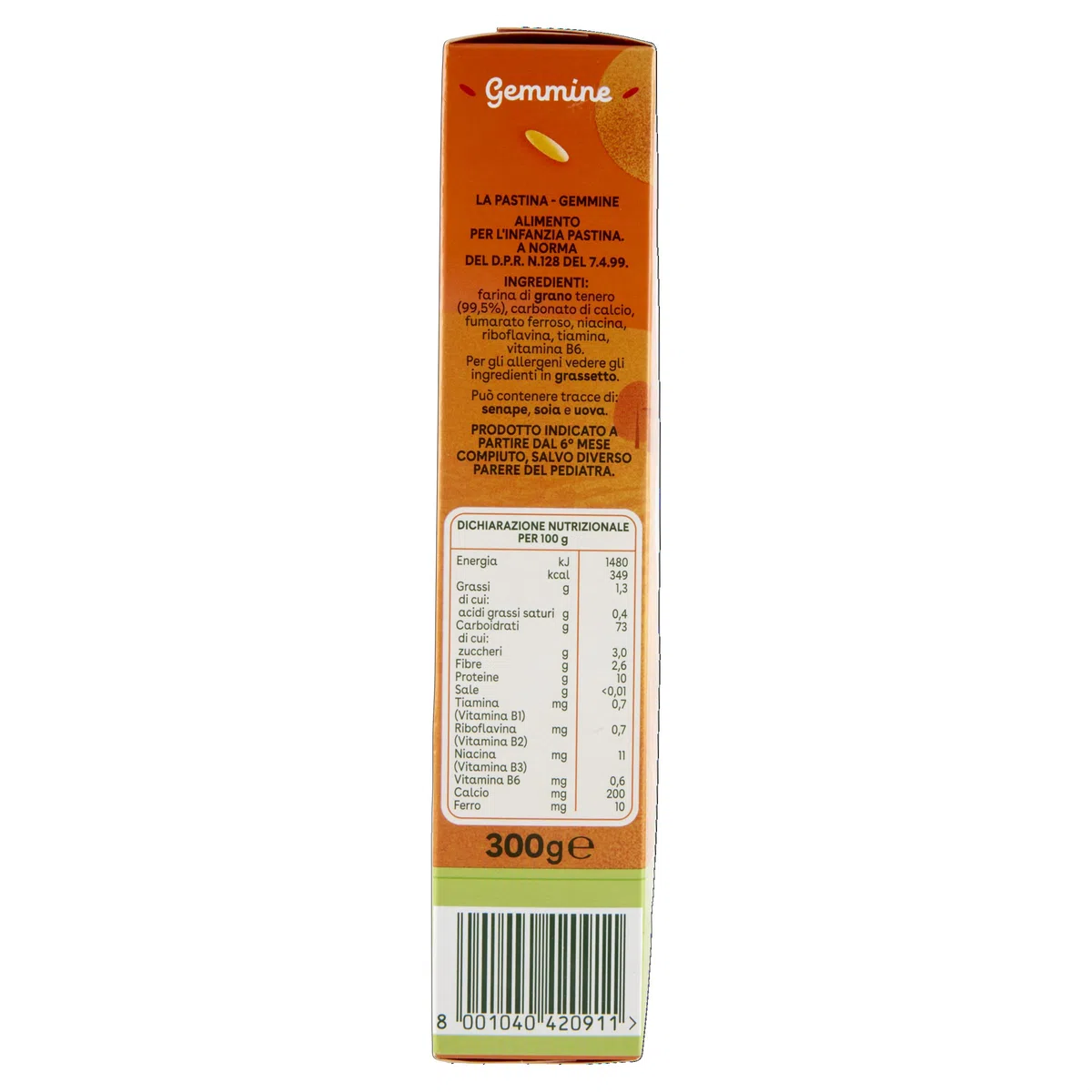 Plasmon Pastina Gemmine - 300 g (12 Pezzi)