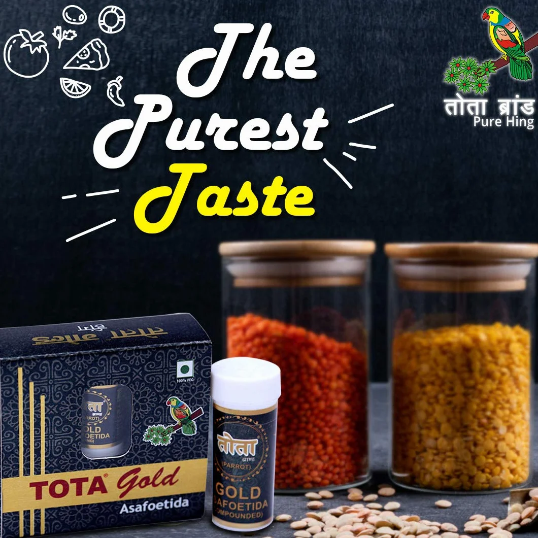 Tota Heeng Pure Hing, cristalli dorati 100% puri, 14 g, confezione da 2