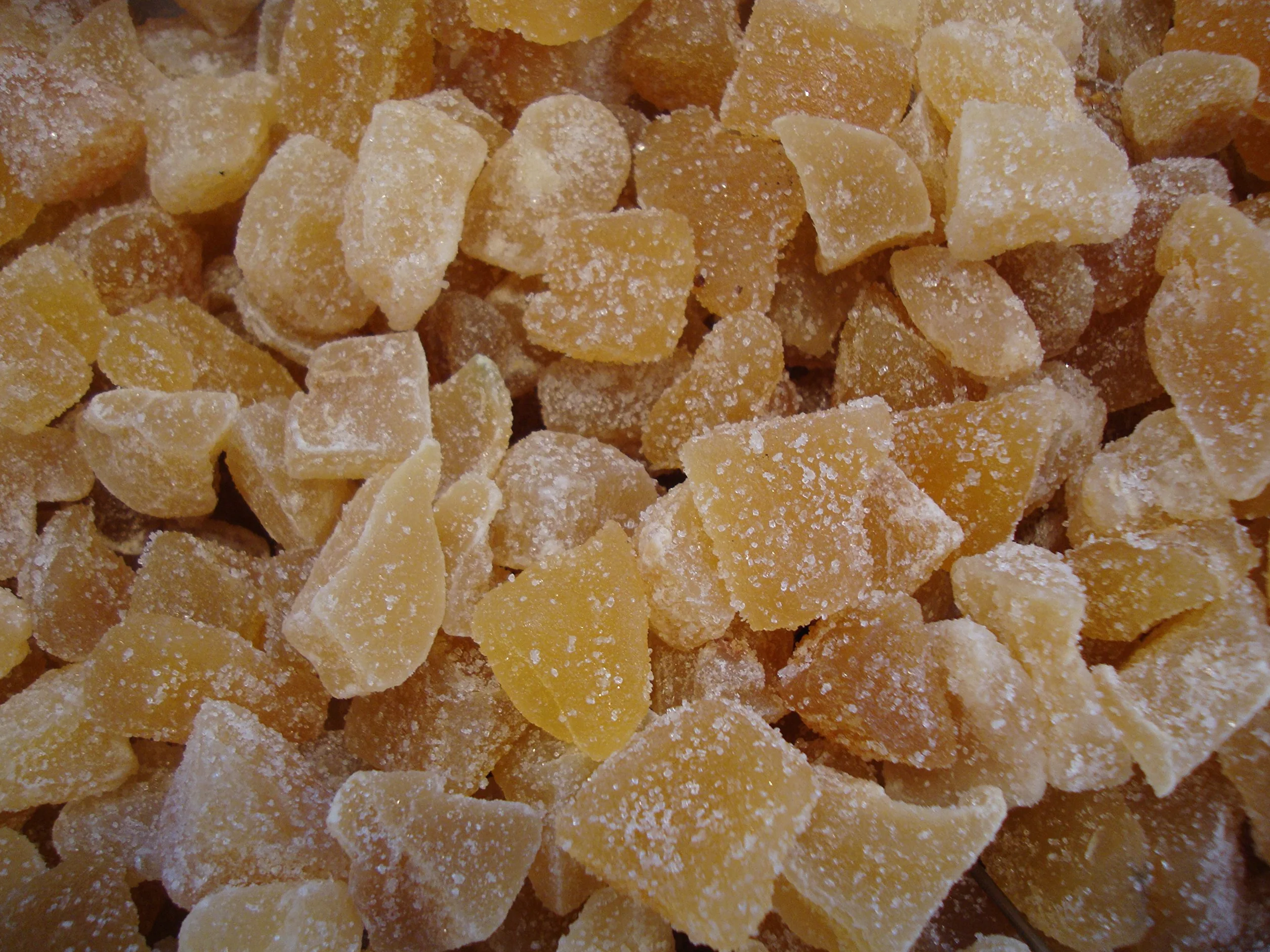 Zenzero Essiccato A Cubetti Con Sacchetto Richiudibile [2 Kg] Frutta Secca Ginger In Cubo Con Zucchero, Pezzetti Di Frutta Disidratata Naturale Di Prima Scelta, Formato Convenienza Dorimed