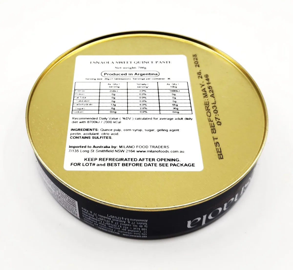 Dulce de Membrillo (Cotognata) Esnaola 700 gr